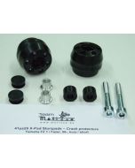 Sturzpad X-PAD Satz Yamaha FZ-8 / Fazer, Kurze Pads 45mm