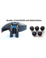 Bundle: 1 Satz Sturzpad X-PAD RACER + 1 Satz Gabelschützer Aprilia Tuono V4R