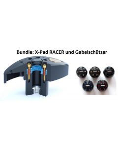 Bundle: 1 Satz Sturzpad X-PAD RACER + 1 Satz Gabelschützer Honda CBR 1000 RR ohne ABS / without ABS